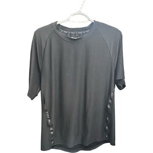 Xersion Men's T-Shirt Black Large Vented Performance